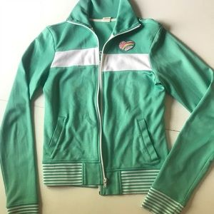 Lightweight throwback Hollister track jacket